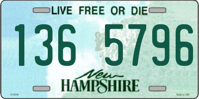 NH license plate 1365796
