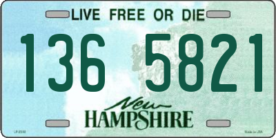 NH license plate 1365821