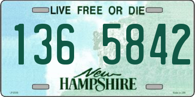 NH license plate 1365842