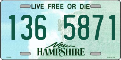 NH license plate 1365871
