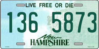 NH license plate 1365873
