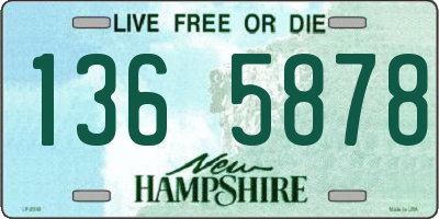 NH license plate 1365878
