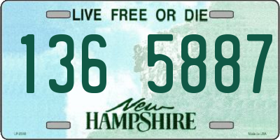 NH license plate 1365887