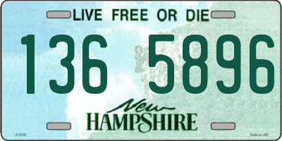 NH license plate 1365896