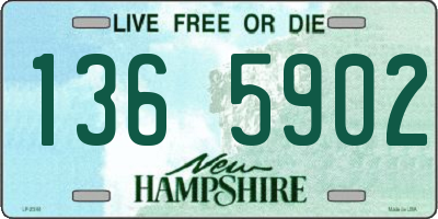 NH license plate 1365902