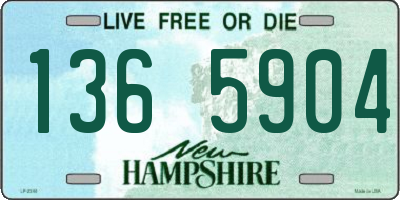 NH license plate 1365904
