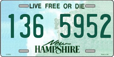 NH license plate 1365952