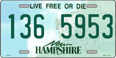 NH license plate 1365953