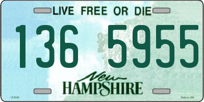NH license plate 1365955