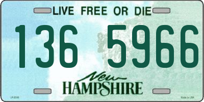 NH license plate 1365966