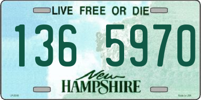 NH license plate 1365970