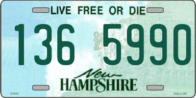 NH license plate 1365990