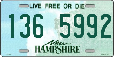 NH license plate 1365992