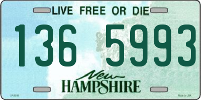 NH license plate 1365993