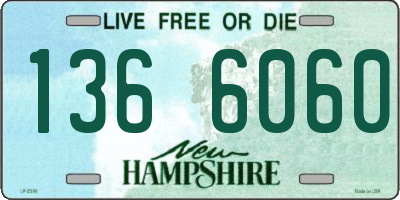 NH license plate 1366060