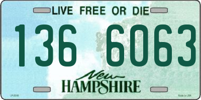 NH license plate 1366063
