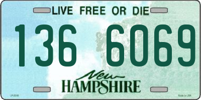 NH license plate 1366069