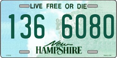 NH license plate 1366080