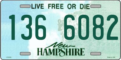NH license plate 1366082