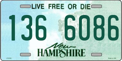 NH license plate 1366086