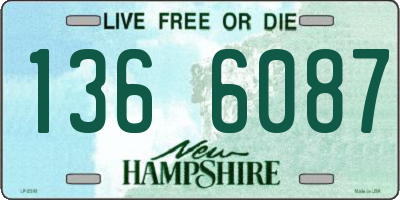 NH license plate 1366087