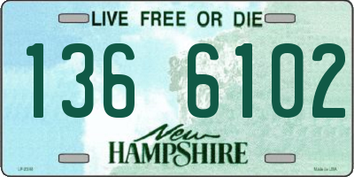 NH license plate 1366102