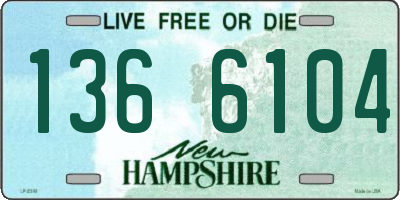 NH license plate 1366104