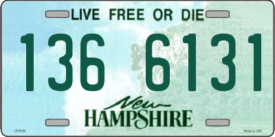 NH license plate 1366131