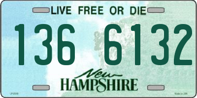 NH license plate 1366132