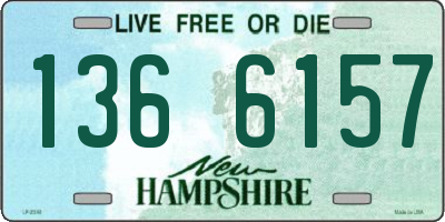 NH license plate 1366157