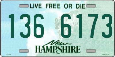 NH license plate 1366173