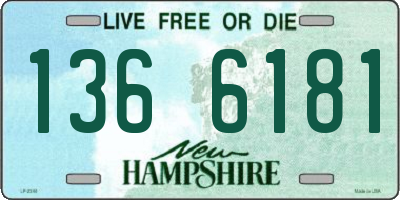 NH license plate 1366181
