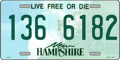 NH license plate 1366182