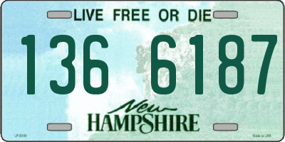 NH license plate 1366187