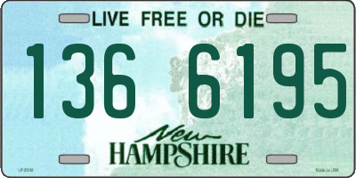 NH license plate 1366195