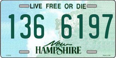 NH license plate 1366197