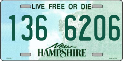 NH license plate 1366206