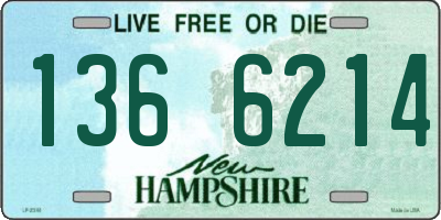 NH license plate 1366214