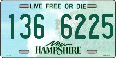 NH license plate 1366225