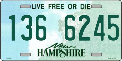NH license plate 1366245