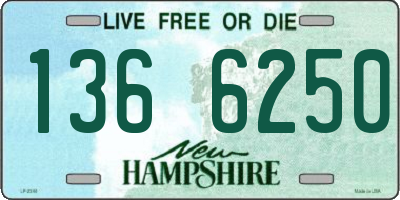 NH license plate 1366250