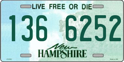 NH license plate 1366252