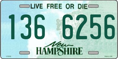 NH license plate 1366256