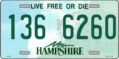 NH license plate 1366260