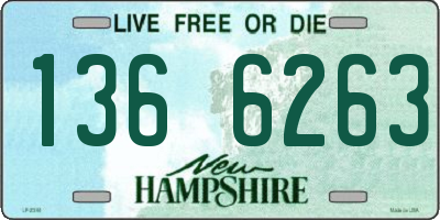 NH license plate 1366263