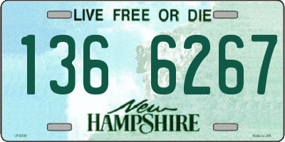 NH license plate 1366267
