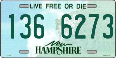 NH license plate 1366273