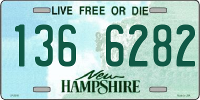 NH license plate 1366282