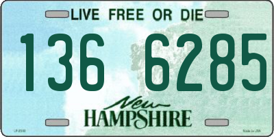 NH license plate 1366285