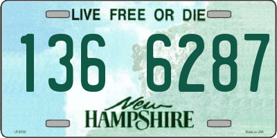NH license plate 1366287